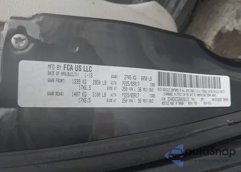 2016 Dodge Grand Caravan Sxt z USA, uszkodzony, nr VIN 2C4RDGCG3GR262172